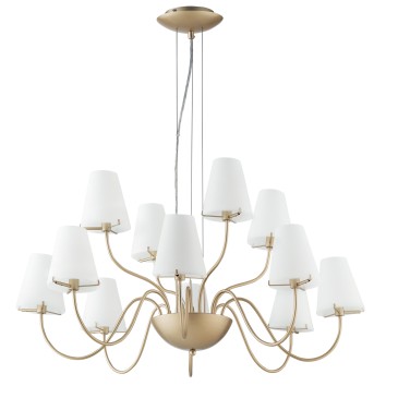 SOSPENSIONE CANTO ORO/BIANCA 12XG9 83X150CM