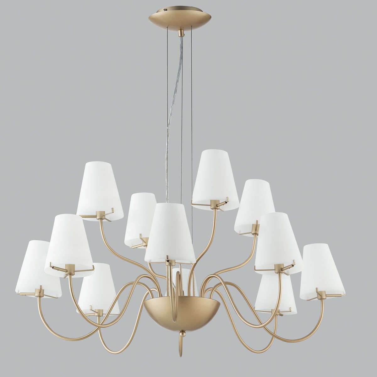 SUSPENSION CANTO OR/BLANC 12XG9 83X150CM