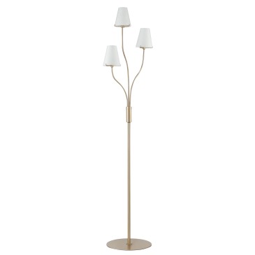 CANTO GOLD/WEISS STEHLAMPE 3XG9 38,5X158CM