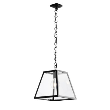 Suspension Lexington noire 1XE27 30 x 30 x 123,5 cm