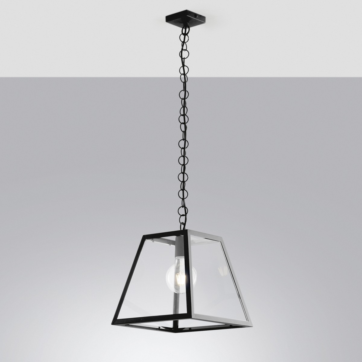 SOSPENSIONE LEXINGTON NERA 1XE27 30X30X123,5CM