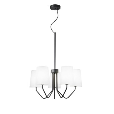 Suspension Sally Black 5XE14 60X150CM