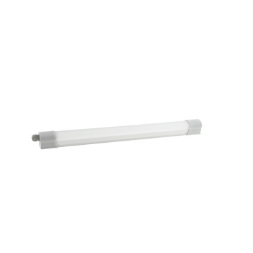 Plafonnier LED étanche blanc océan 36 W 3240 lm 4000 K IP65 avec détecteur 5,3 x 122,8 x 5,3 cm