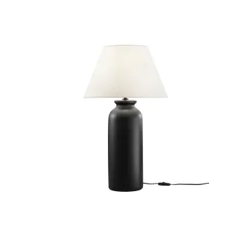 LUME MADIBA IN CERAMICA NERA MISURA TOTALE D40,4XH67,2CM