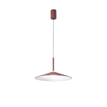 Suspension LED rouge KHAN 16W 2700/3200/4000K 48X150CM