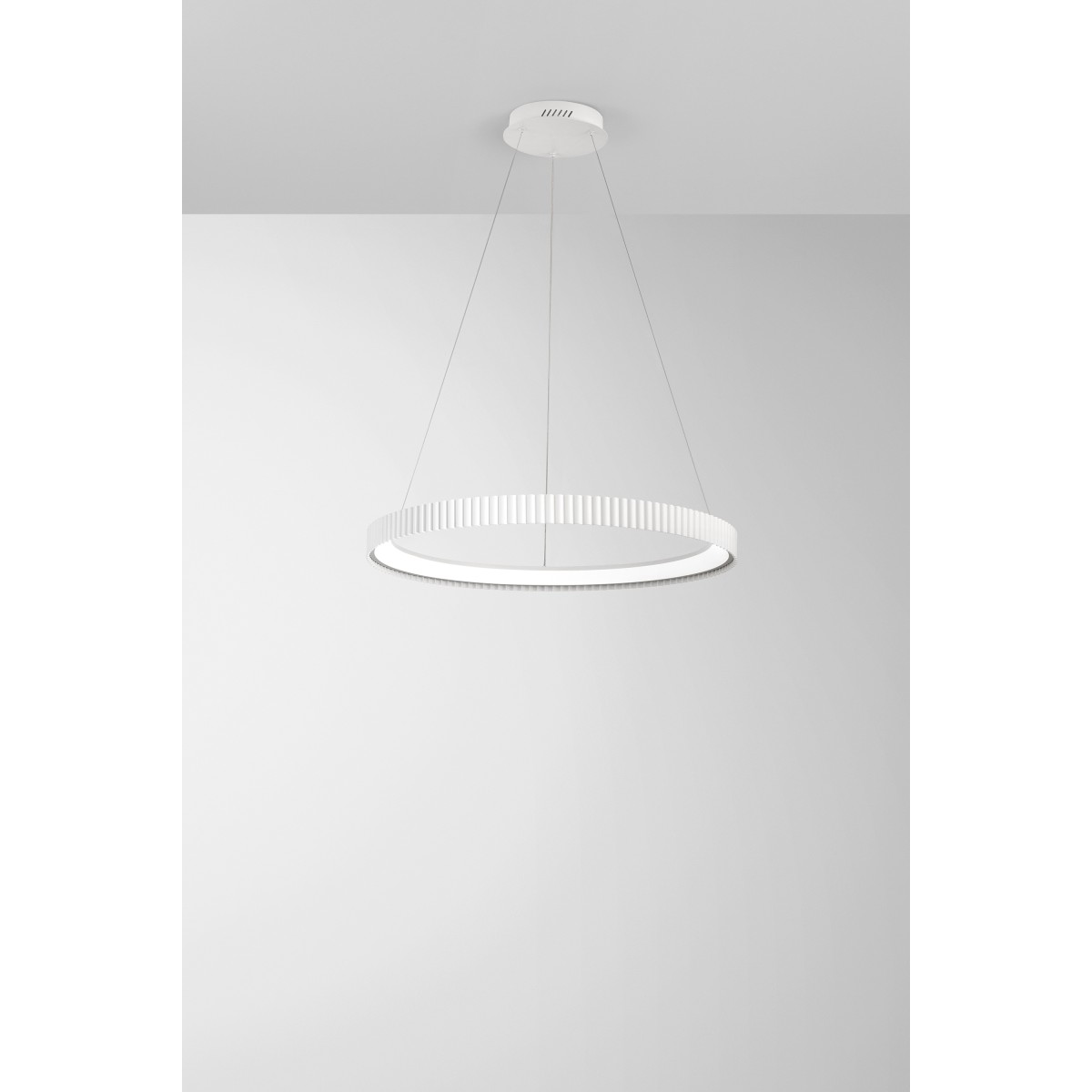 Weiße Nike LED-Hängeleuchte aus Metall, 58 W, 8470 lm,...