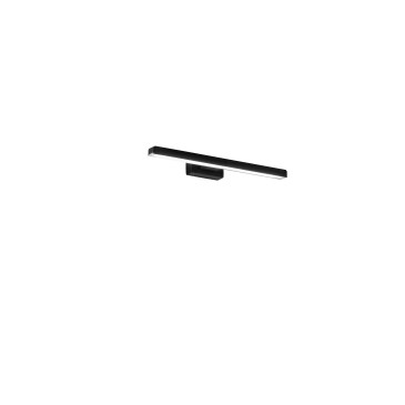 PLAFONIERA LED LANCER NERA IN METALLO 10WDOB 400MM
