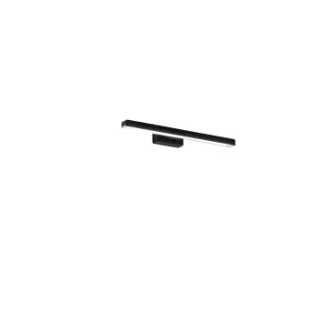 PLAFONIERA LED LANCER NERA IN METALLO 10WDOB 400MM
