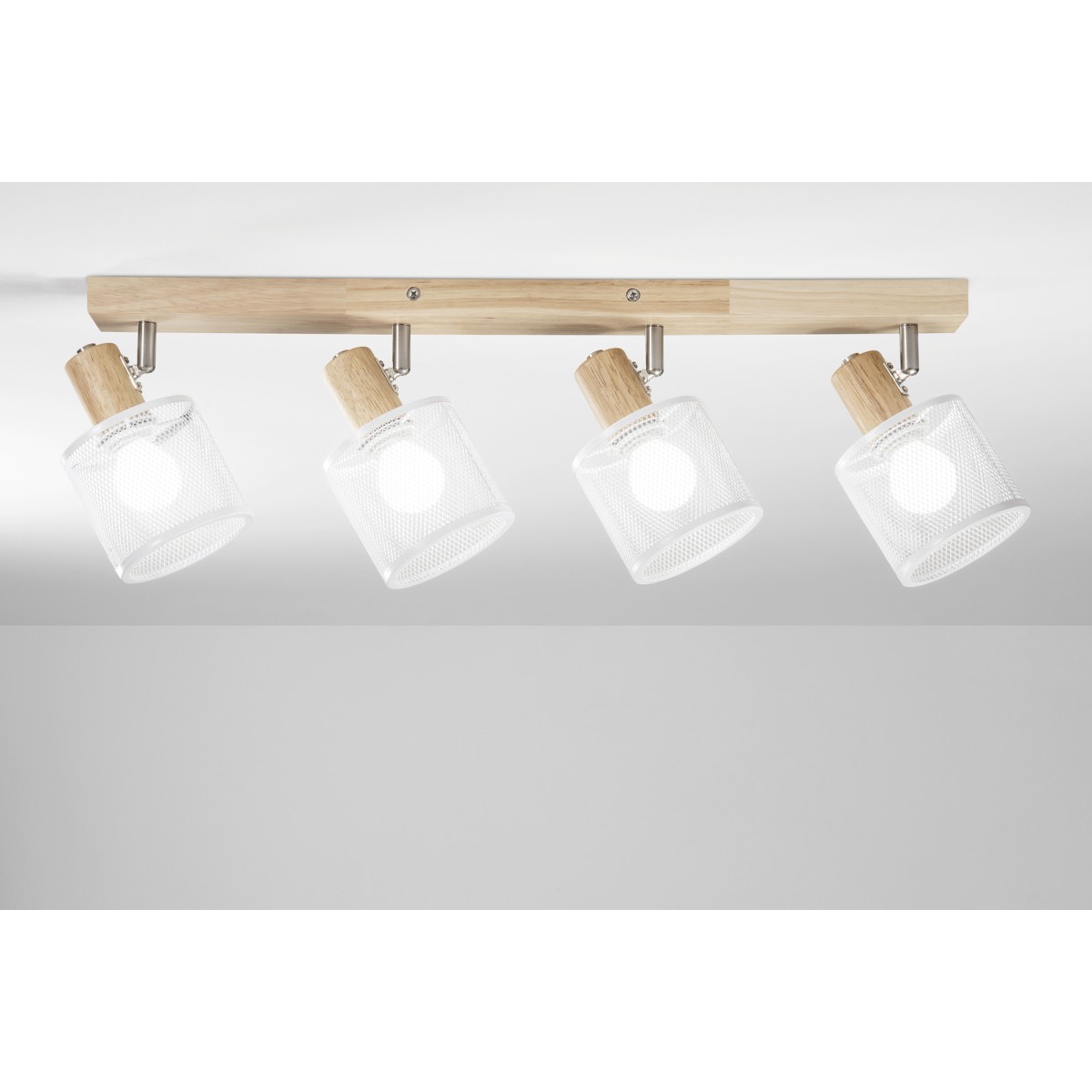 Applique Moderna Spot e Base in Legno | Mondialshop
