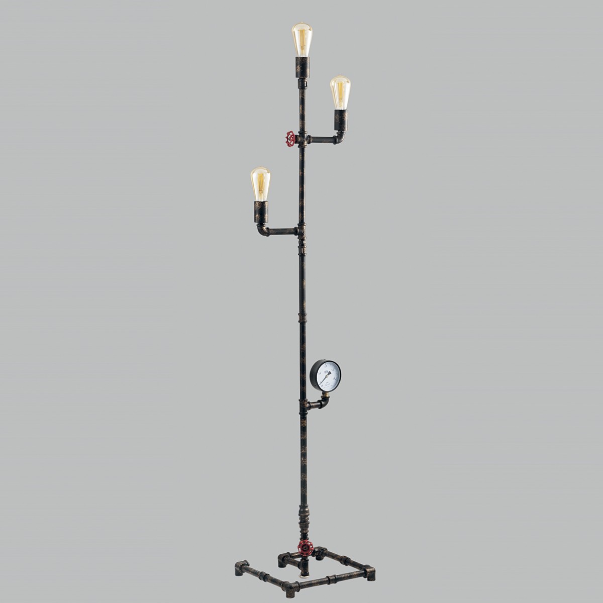 Lampadaire AMARCORD RUST 3XE27 31X31X159CM