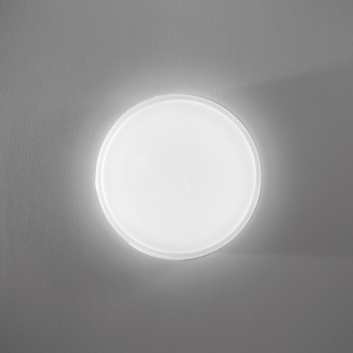 Weiße, runde LED-Pixel-Deckenleuchte, 40 W, 3900 lm...