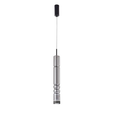 Suspension LED fumée CROOKES 8W 800LM 3000K 8X8X234CM