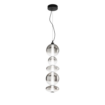 KEMET LED-Hängeleuchte, schwarz, 40 W, 4000 lm, 3000 K, 20 x 154,5 cm