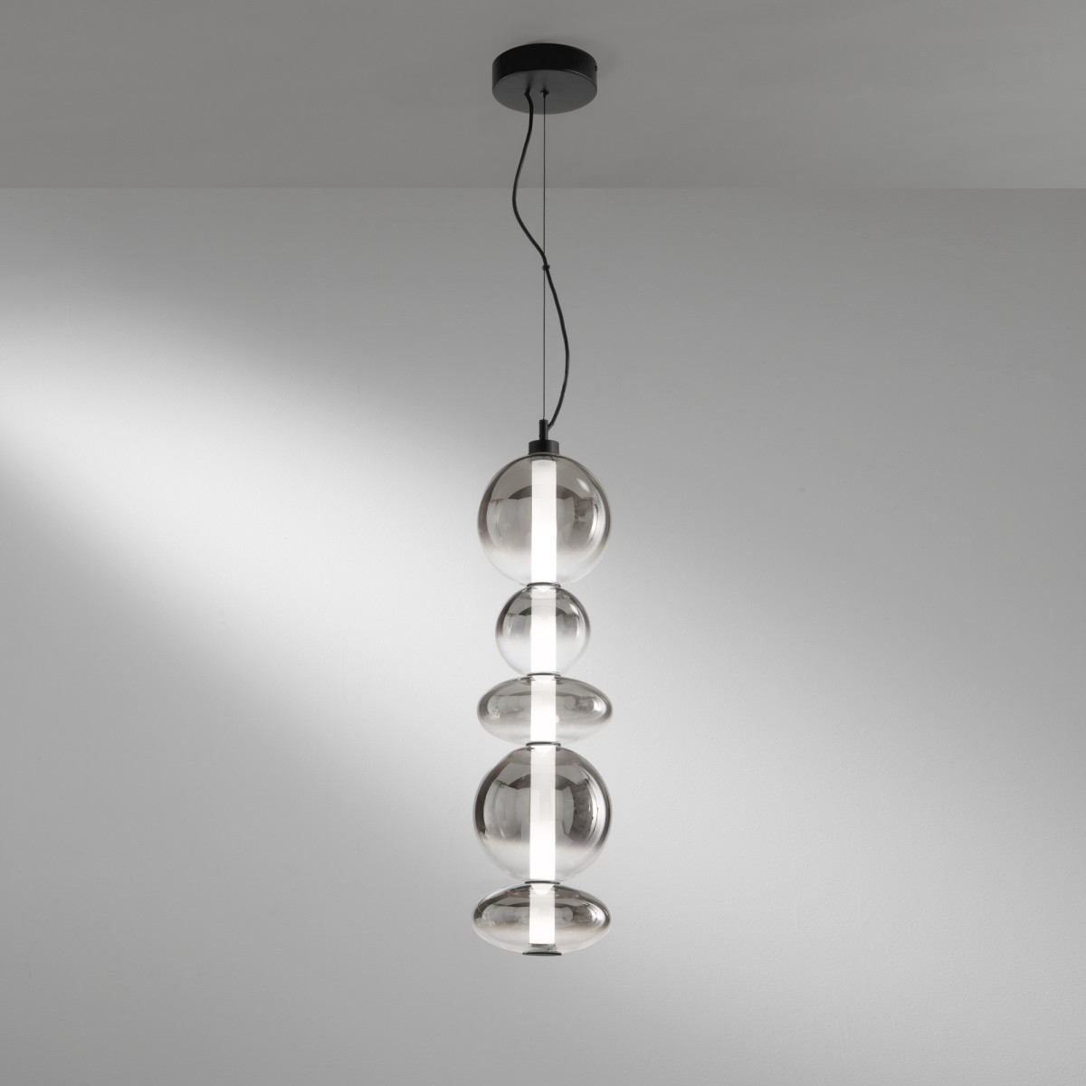 KEMET LED-Hängeleuchte, schwarz, 40 W, 4000 lm, 3000 K,...