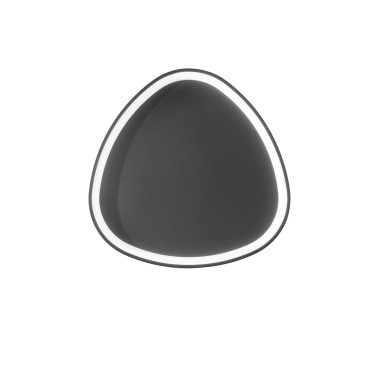 KLAPTON LED-Deckenleuchte, schwarz, 60 W, 8360 lm, Farbtemperatur 65 x 65 x 7 cm