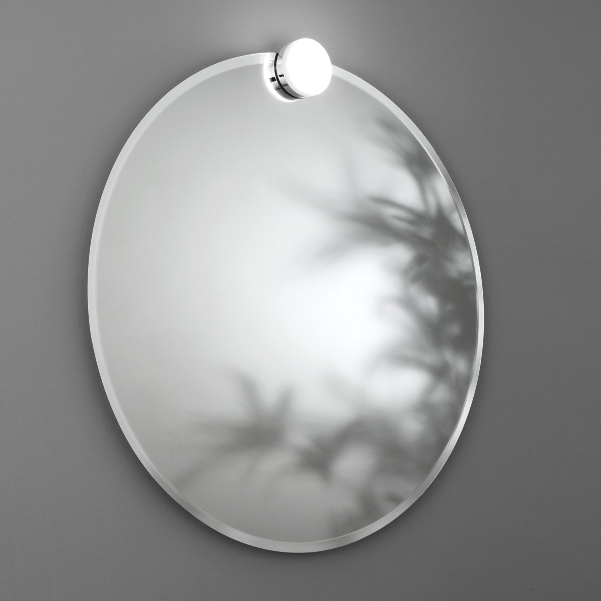 Runde 4W LED-Spiegelleuchte, Chrom | Mondialshop