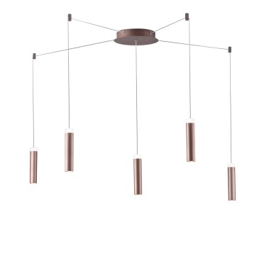 LED-Deckenleuchte in Bronze-Optik, 35 W, 3600 lm, 4000 K, 400 x 20 x 4 cm