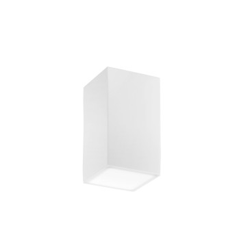 Plafonnier blanc pour salon 1 x E14 11 x 11 x 20 cm