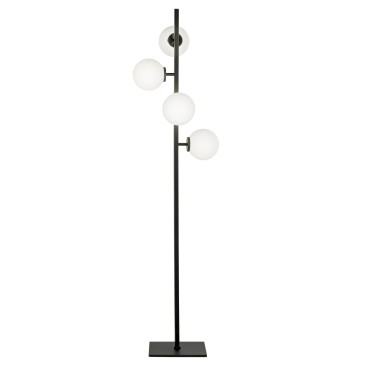 ENOIRE Schwarze Stehleuchte 4xE14 149,8x37,5x25cm