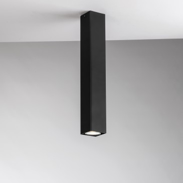 Plafonnier carré noir FLUKE...