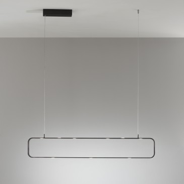 Suspension LED MOKA marron...