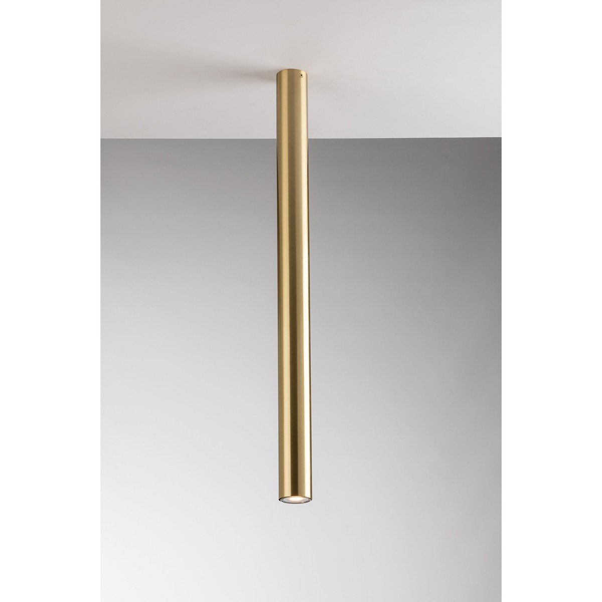 Plafonnier rond doré Fluke 1xGU10 5,5 x 5,5 x 75 cm
