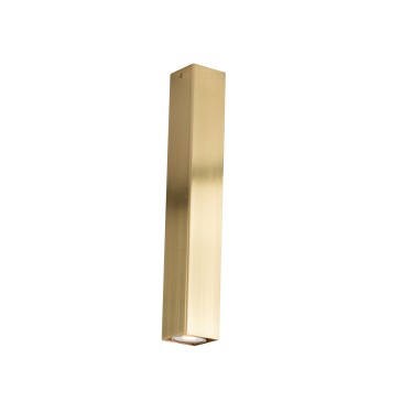 FLUKE SQUARE GOLD Deckenleuchte 1xGU10 6x6x40cm