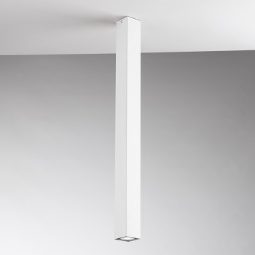 Plafonnier carré blanc...