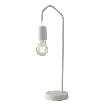 Lampe d'habitation blanche 1XE27 17X48CM