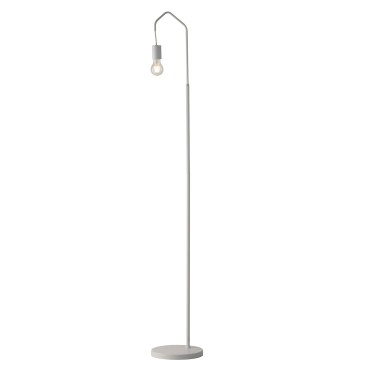 HABITAT WEISSE STEHLAMPE 1XE27 29,5X165CM