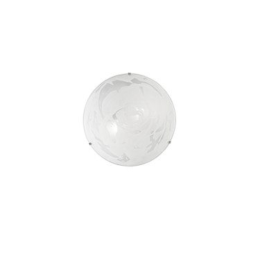 PLAFONIERA ALABASTRO BIANCA 2XE27 30X30X9,5CM