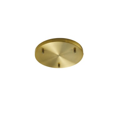 BÜROSTEUERTER RUNDRAHMEN MIT 3 LÖCHERN 32 X 4,1 CM