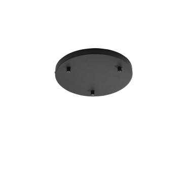 Cadre rond noir à 3 trous 32 x 4,1 cm