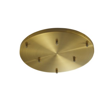 BÜROSTEUERTER RUNDRAHMEN MIT 6 LÖCHERN 47 X 4,1 CM