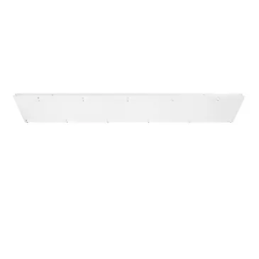 MONTATURA RETTANGOLARE BIANCA A 11 FORI 142X30X4,1CM