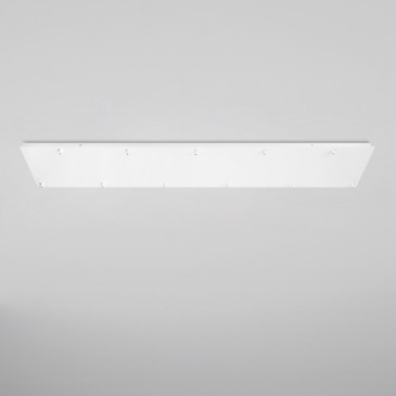 Cadre rectangulaire blanc à...