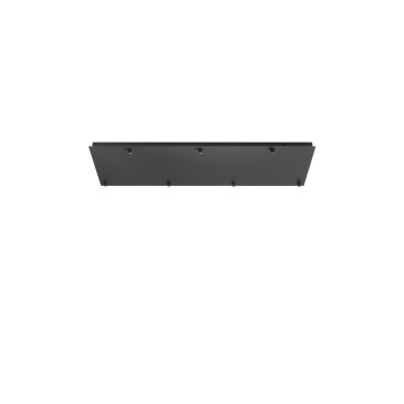 SCHWARZER RECHTECKIGER RAHMEN MIT 7 LÖCHERN 89 X 30 X 4,1 CM