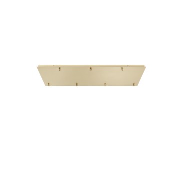 Cadre rectangulaire doré à 7 trous 89 x 30 x 4,1 cm