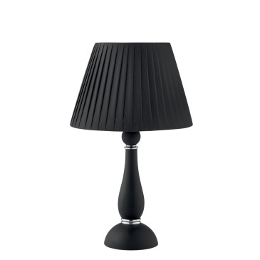 LUME ALFIERE NERO/CROMO 1XE14 32X54CM