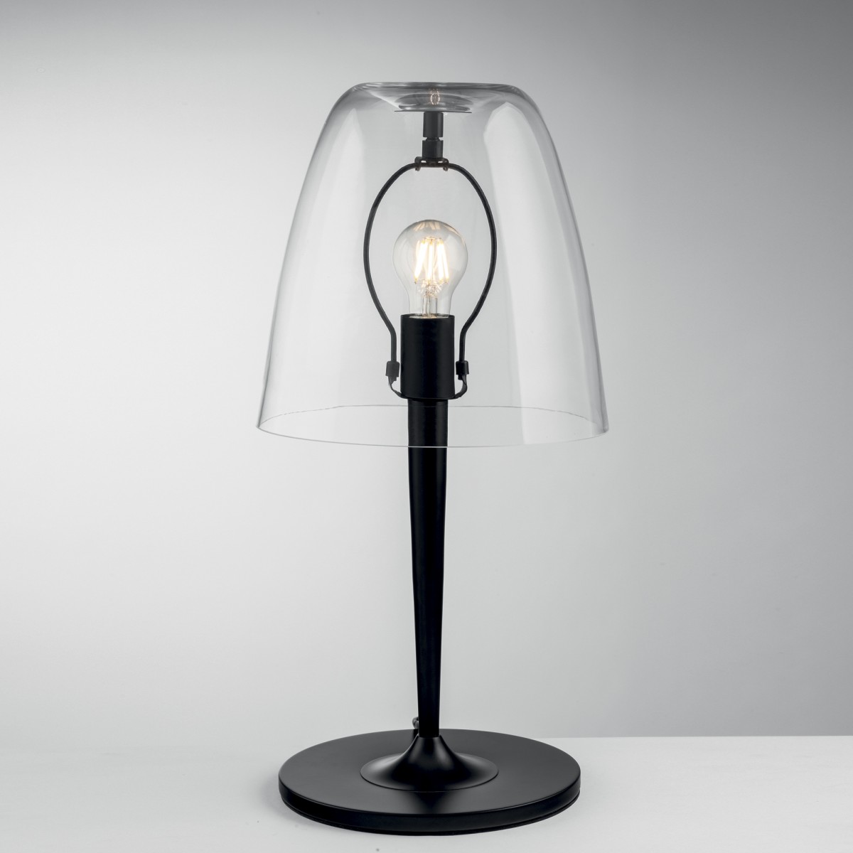 Lampe transparente ARES 1XE27 28X56CM