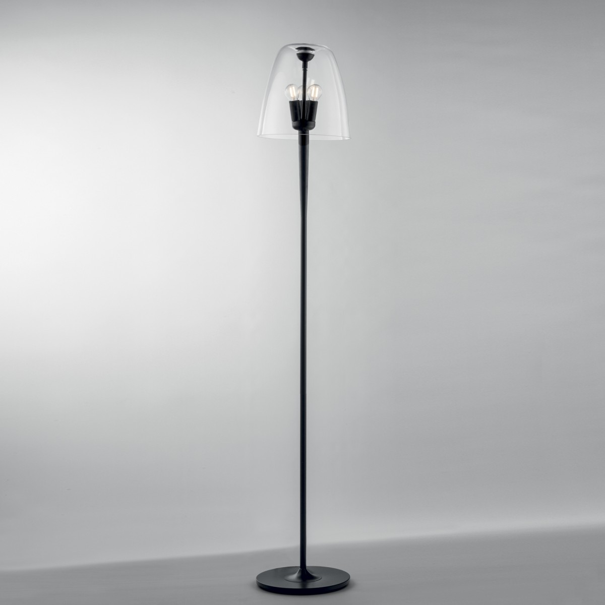 PIANTANE ARES TRASPARENTE 3XE14 35X159,5CM