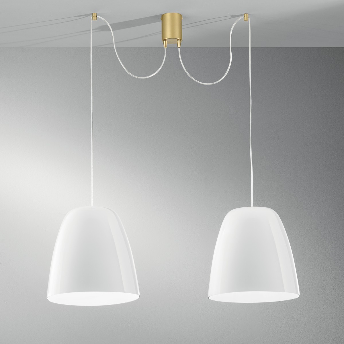 Suspension blanche ARES 2 x 250 cm