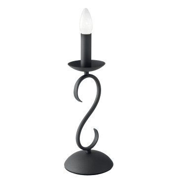 LUME BEATRICE ANTRACITE 1XE14 14X33CM