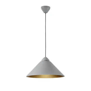 SOSPENSIONE BIGBANG GRIGIA/ORO 1XE27 49X25X183,5CM