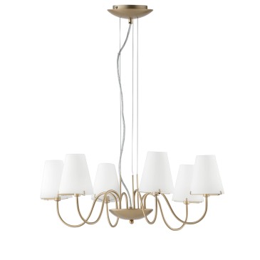 SUSPENSION CANTO OR/BLANC 6XG9 65,6X150CM