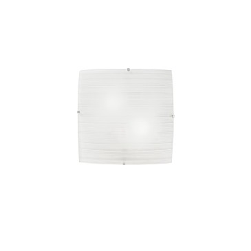 CELINE WEISSE DECKENLEUCHTE 2XE27 30X30X9CM