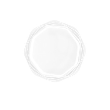 PLAFONIERA LED DAISY BIANCA 40W 3900LM CCT WI-FI CON TELECOMANDO 52X52X8,5CM