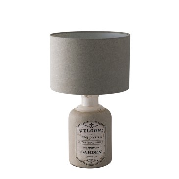 LUME FACTORY GRIGIO 1XE27 33X54CM