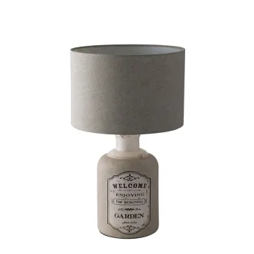 LUME FACTORY GRIGIO 1XE27 33X54CM