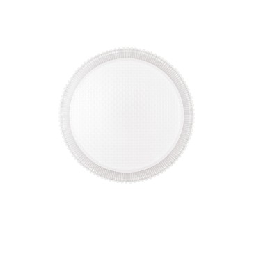 Plafonnier LED blanc effet givré 37,5 W 6000 lm 58 x 58 cm